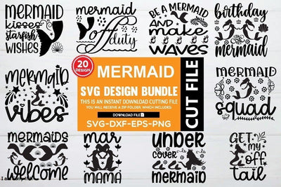 marmaid svg bundle vol 5 SVG buydesign 