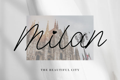 Marnilla Signature Font AEN Creative Store 