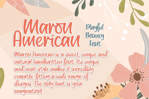 Maron American Font Zeenesia Std 