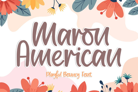 Maron American Font Zeenesia Std 