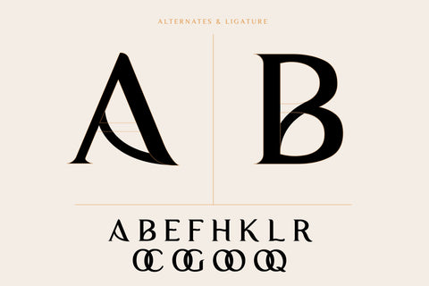 Maron Rose A Luxurious & Stylish Serif Font Font Balevgraph Studio 