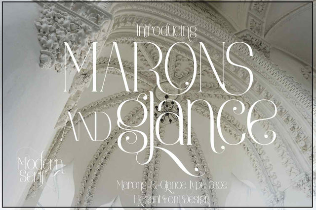 Marons and Glance Font JH-CreativeFont 