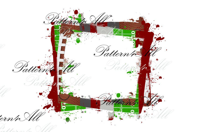 Maroon Gray Football Frame PNG for Sublimation ,Paint Splatter Frame, Background paint splatters, bleached shirts,Team Colors Frames PNG Sublimation ArtStudio 