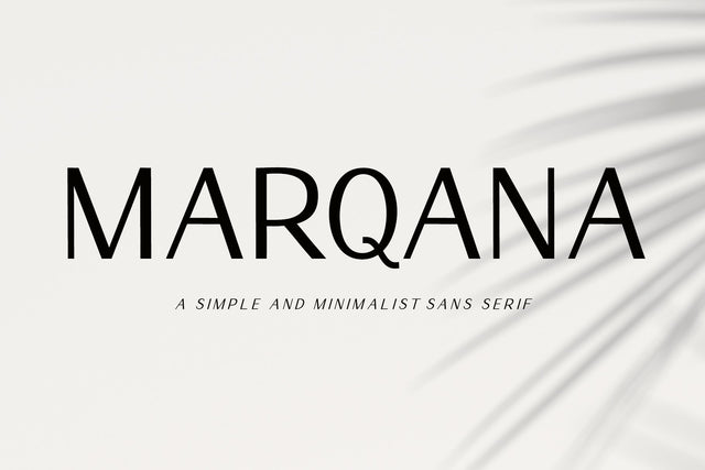Marqana - A Modern Sans Serif Font AEN Creative Store 