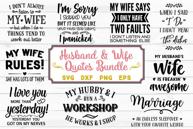 Marriage Svg Bundle SVG Craft Pixel Perfect