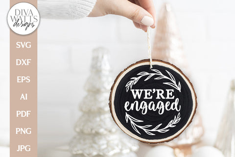 Married & Bright Christmas Ornament SVG Bundle | Farmhouse Ornaments SVG Diva Watts Designs 