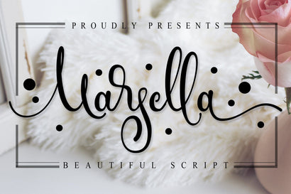 Marsella Font love script 