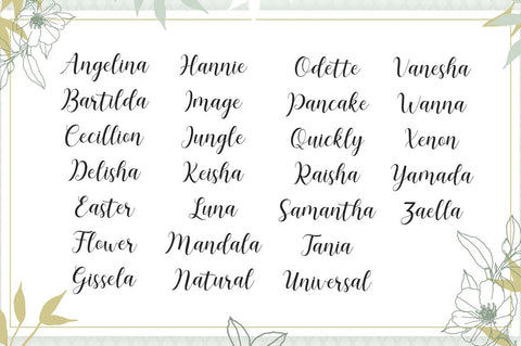 Marsheilla Font Manjali_Studio 