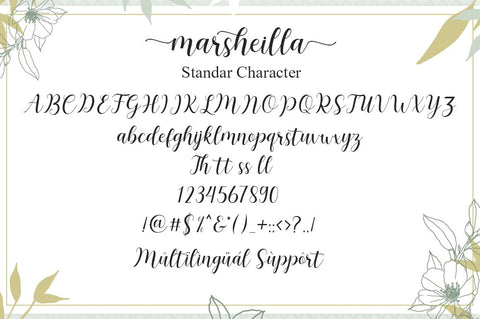 Marsheilla Font Manjali_Studio 