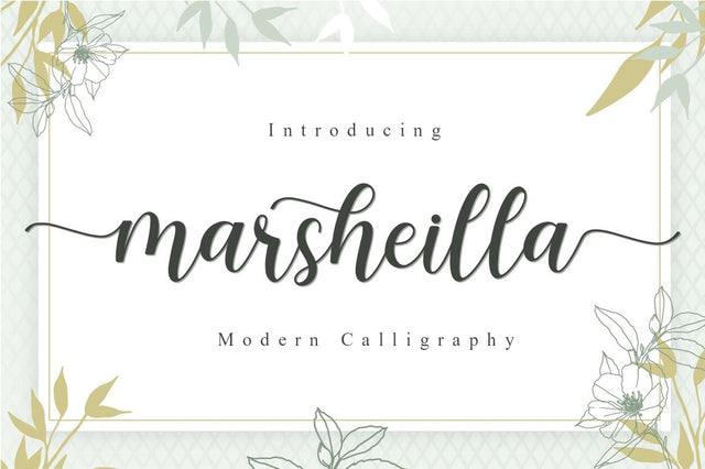 Marsheilla Font Manjali_Studio 