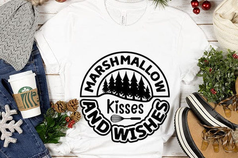 Marshmallow Kisses And Wishes SVG Angelina750 