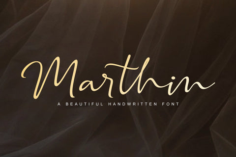 Marthin Script Font Subectype Studio 
