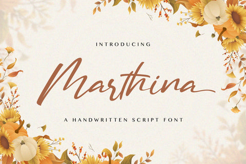 Marthina - Handwritten Font Font StringLabs 