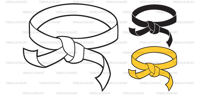 Martial arts belt SVG TribaliumArtSF 