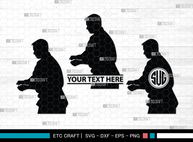 Martial Arts Monogram, Martial Arts Silhouette, Martial Arts SVG, Martial Arts Silhouette Svg, Karate Svg, Taekwondo Svg, Sport Karate Svg, SB00122 SVG ETC Craft 