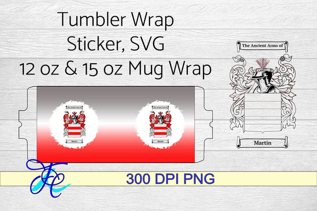 Martin Coat of Arms Bundle 3D Paper Family Creations 