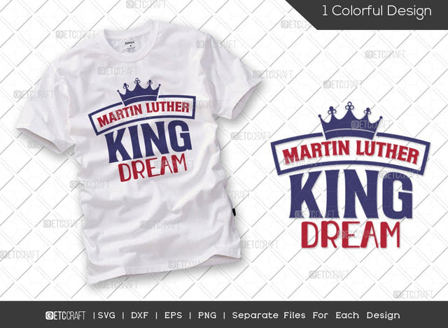 Martin Luther King Dream SVG Cut File | I Have A Dream | MLK Day Svg | Black Lives Matter | Black History Month Svg | Martin Luther King Quote SVG ETC Craft 