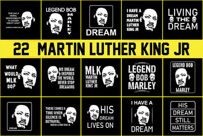 Martin Luther King J R SVG T Shirt Bundle SVG nirmal108roy 