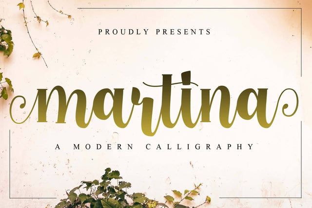 Martina Font love script 
