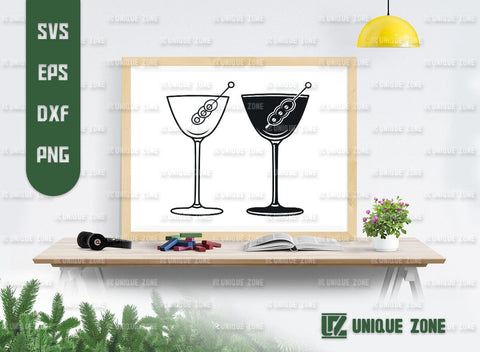 Martini Glass With Lime SVG Bundle, Glass Svg, Lime Svg, Party Glass Svg, Juice Glass Svg, Toothpick Umbrella Svg, Drink Glass Svg, SVG Unique Zone 