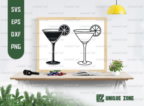 Martini Glass With Lime SVG Bundle, Glass Svg, Lime Svg, Party Glass Svg, Juice Glass Svg, Toothpick Umbrella Svg, Drink Glass Svg, SVG Unique Zone 