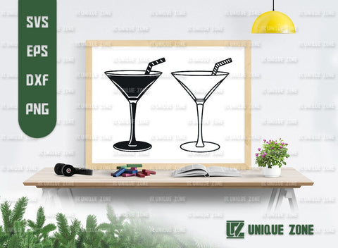 Martini Glass With Lime SVG Bundle, Glass Svg, Lime Svg, Party Glass Svg, Juice Glass Svg, Toothpick Umbrella Svg, Drink Glass Svg, SVG Unique Zone 