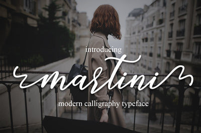 martini script Font Mrletters 