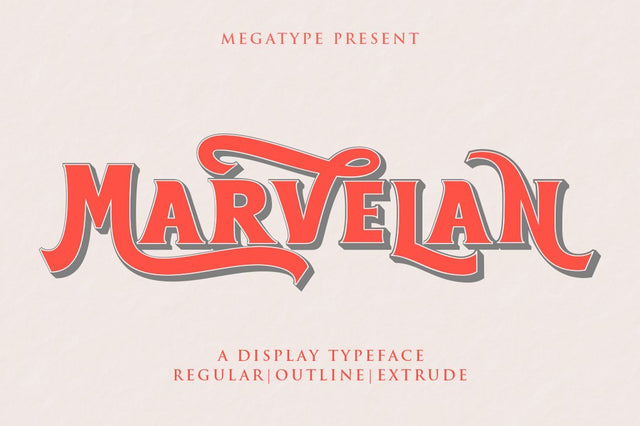 Marvelan Font Megatype 
