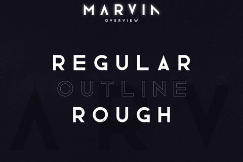 Marvin - 3 font styles Font VPcreativeshop 