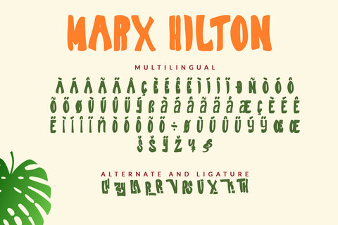 Marx Hilton Font Wildan Type 