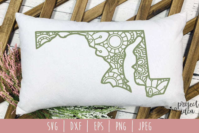 Maryland Mandala Zentangle SVG SavoringSurprises 