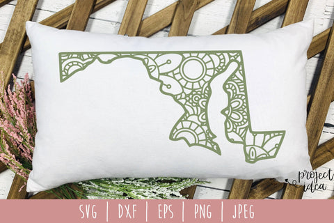 Maryland Mandala Zentangle SVG SavoringSurprises 