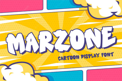 Marzone - Modern Graffti Font Masyafi Studio 