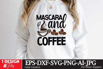 Mascara And Coffee SVG Cute File SVG Insomnia Std 