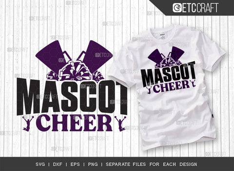 Mascot Cheer SVG Bundle, Cheerleading Svg, Cheer Svg, Cheer Life Svg, Cheer Team Svg, Cheer Quotes, ETC T00163 SVG ETC Craft 