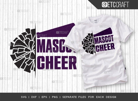 Mascot Cheer SVG Bundle, Cheerleading Svg, Cheer Svg, Cheer Life Svg, Cheer Team Svg, Cheer Quotes, ETC T00163 SVG ETC Craft 