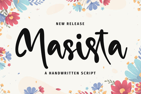 Masista Font Fallen Graphic Studio 