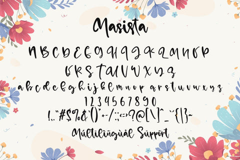 Masista Font Fallen Graphic Studio 
