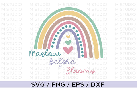 Maslow Before Blooms, Mental Health Svg SVG MD mominul islam 