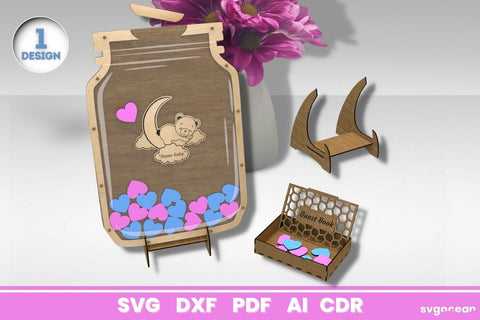 Mason Jar Baby Laser Cut | SVG | Glowforge SVG SvgOcean 