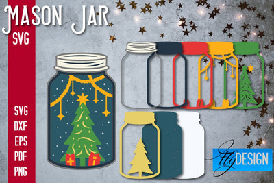 Mason Jar SVG | Kitchen Design SVG Fly Design 