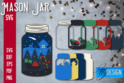 Mason Jar SVG | Kitchen Design SVG Fly Design 