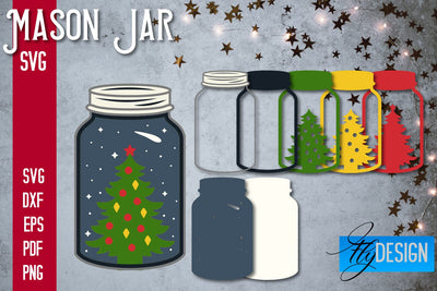 Mason Jar SVG | Kitchen Design SVG Fly Design 