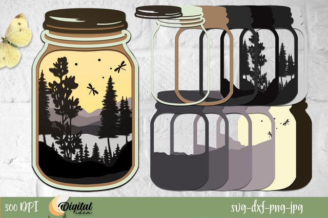 Mason jars | SVG Design | Home SVG Evgenyia Guschina 