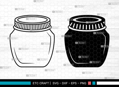 Mason Jars SVG, Mason Jars SVG, Glass Jar Svg, Floral Mason Jar Svg, Ball Jar Svg, Canning Jar Svg, Mason Jars SVG ETC Craft 