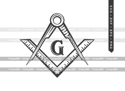 Masonic SVG Cut File | Mason Svg | G Thing Svg | Freemasonry Svg | Masonic Compass Svg | Dxf | Eps | Png | Silhouette | Cut File SVG ETC Craft 