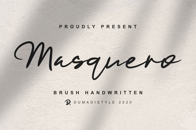 Masquero Font Dumadistyle 