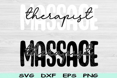Massage Therapist Svg Dxf Png Cut Files, Massage Svg, Massage Therapy Svg Files For Cricut, Silhouette Digital Download Sublimation Designs SVG TiffsCraftyCreations 