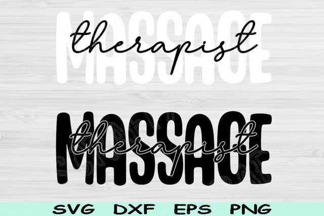 Massage Therapist Svg Dxf Png Cut Files, Massage Svg, Massage Therapy Svg Files For Cricut, Silhouette Digital Download Sublimation Designs SVG TiffsCraftyCreations 