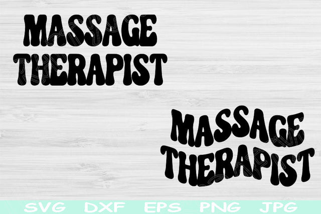 Massage Therapist Svg Dxf Png Cut Files, Massage Svg, Massage Therapy Svg Files For Cricut, Silhouette Digital Download Sublimation Designs SVG TiffsCraftyCreations 